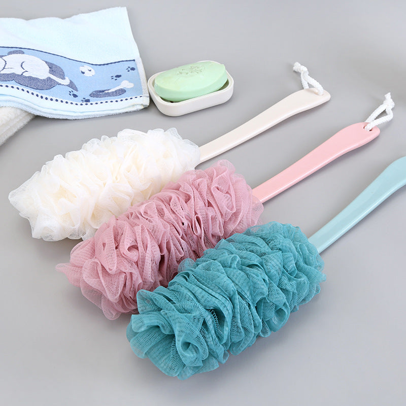 ShowersExpress long handle soft mesh back scrubber for shower