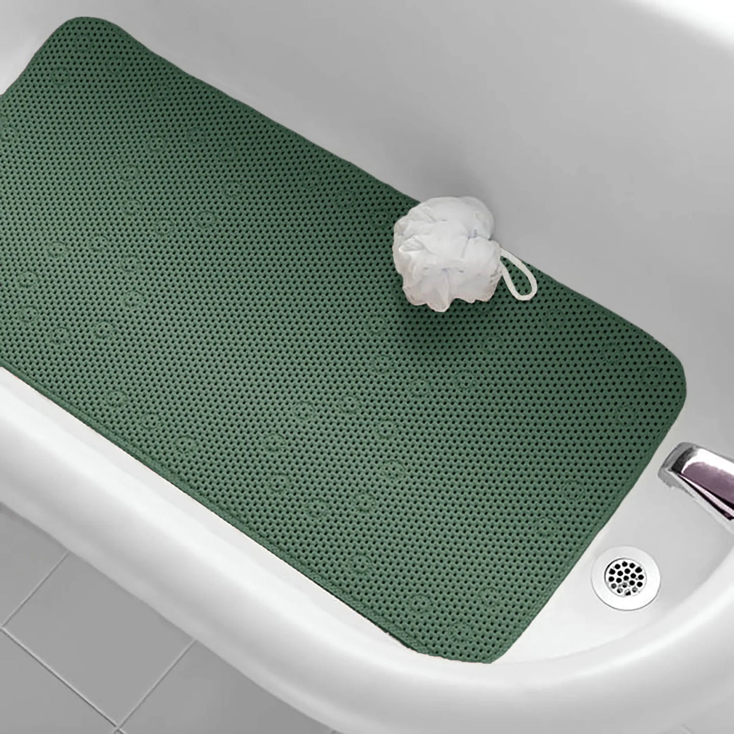 Non-Slip Foam Bathtub Shower Mat With Suction Cups