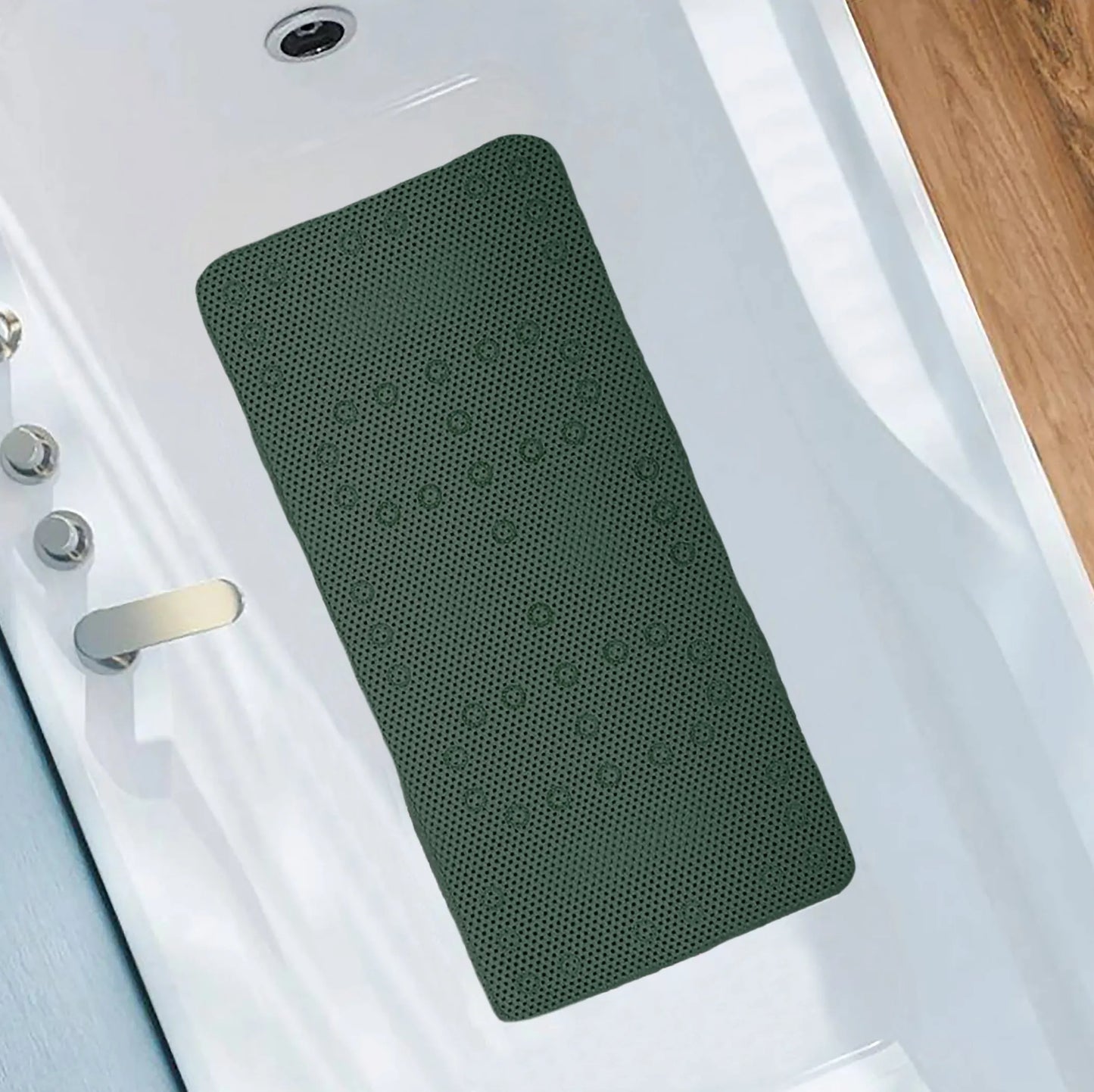 Non-Slip Foam Bathtub Shower Mat With Suction Cups