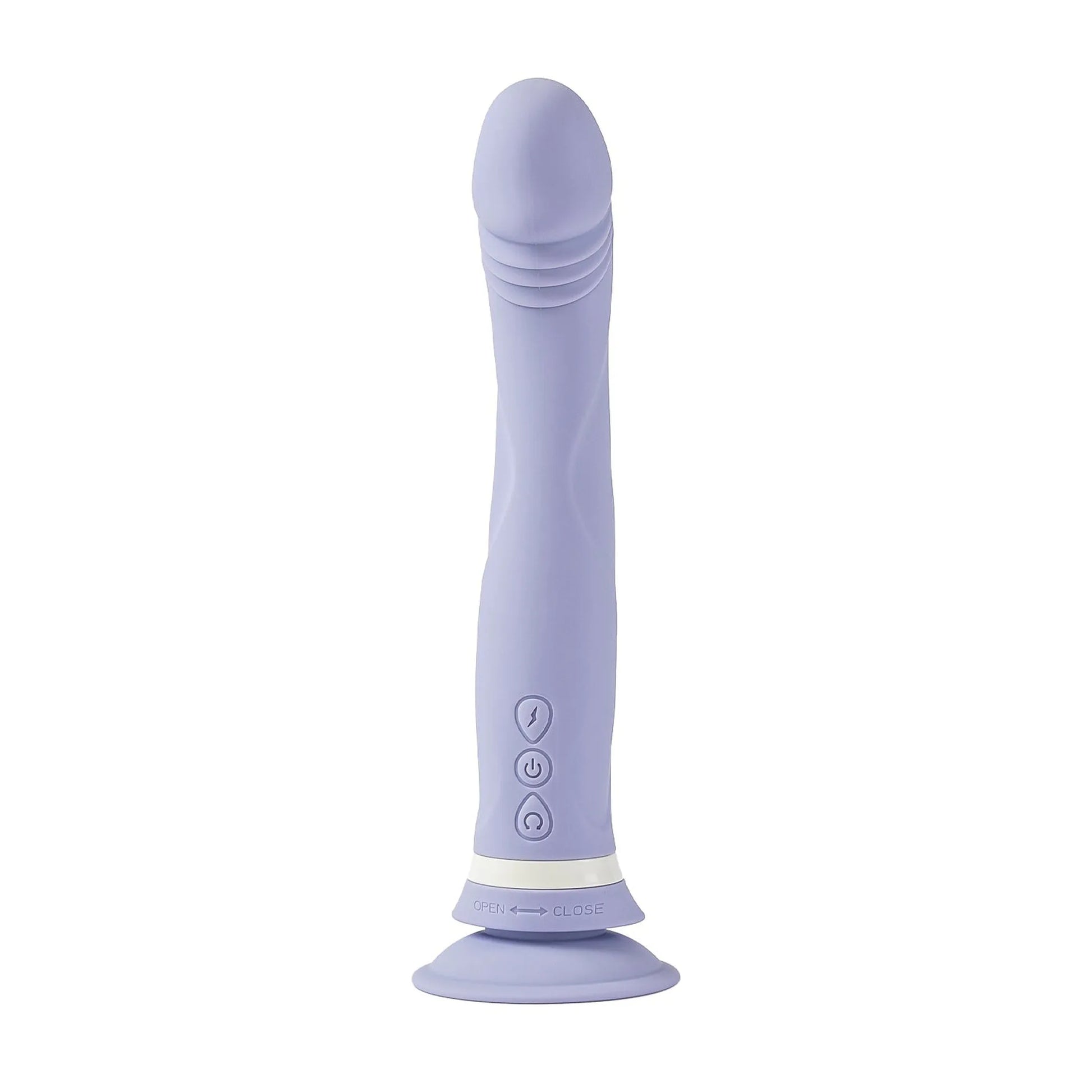 Soft Solace Vibrator with Detachable Suction Cup - waterproof suction cup vibrator by OEJ