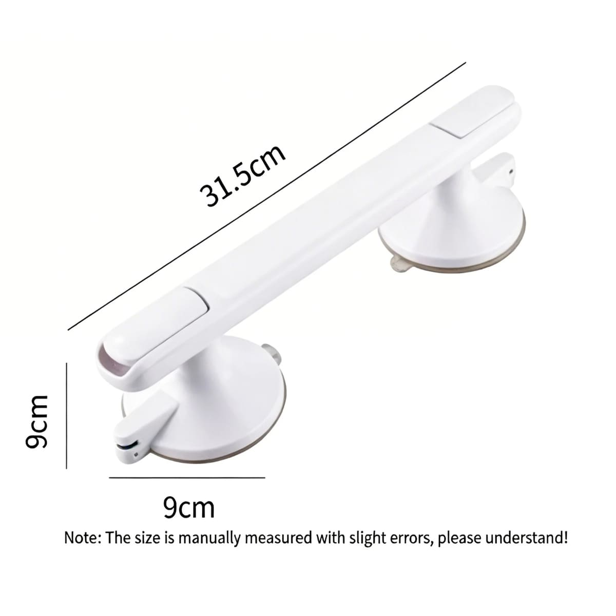 ShowersExpress 12-inch suction cup shower grab bar with safety indicator — image 10