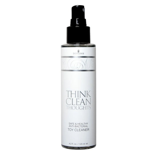 Think Clean Thoughts antibacterial toy cleaner spray 4.2 oz bottle front