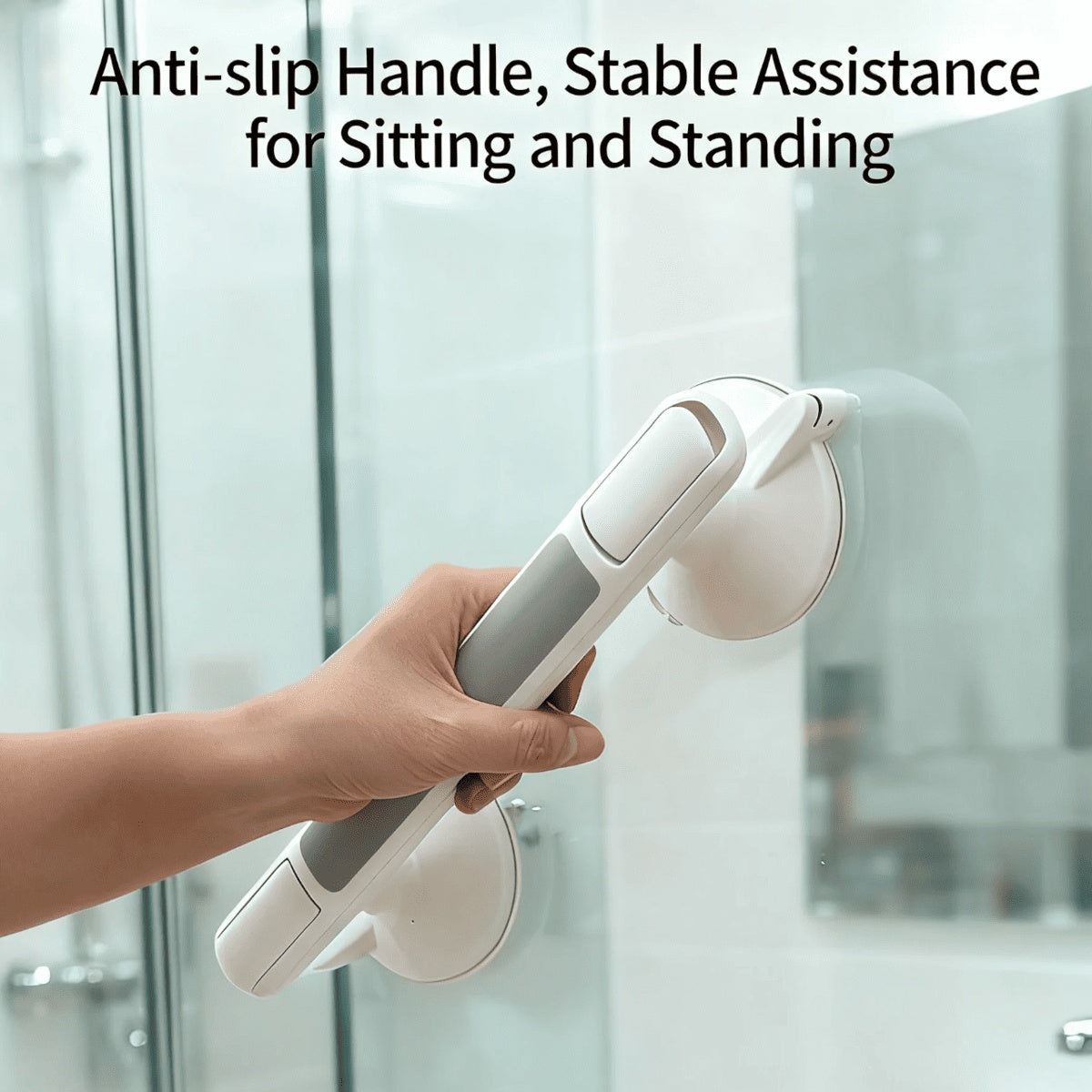 ShowersExpress 12-inch suction cup shower grab bar with safety indicator — image 6